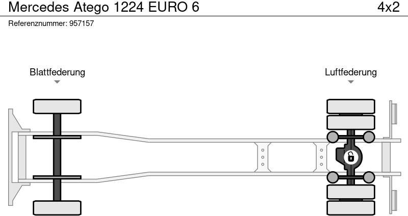 Box truck Mercedes-Benz Atego 1224 EURO 6: picture 14