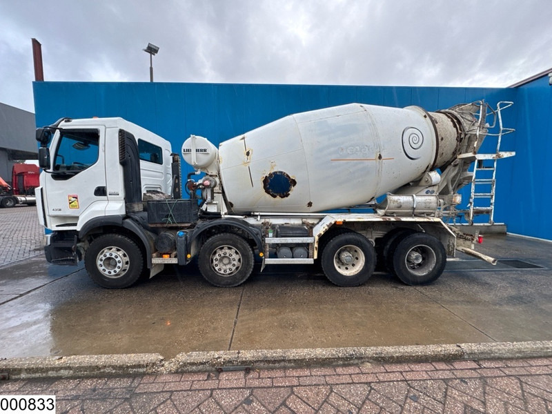 Concrete mixer truck Renault Lander 430 Dxi 8x4, EURO 5, Liebherr, 9m3: picture 13