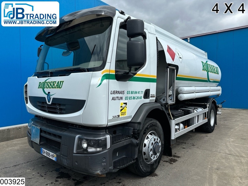 Renault Premium 380 Dxi 4x4, EURO 5, 14.426 Liter, Fuel, 6 Comp. - Tank truck: picture 1 Renault Premium 380 Dxi 4x4, EURO 5, 14.426 Liter, Fuel, 6 Comp. - Tank truck: picture 1