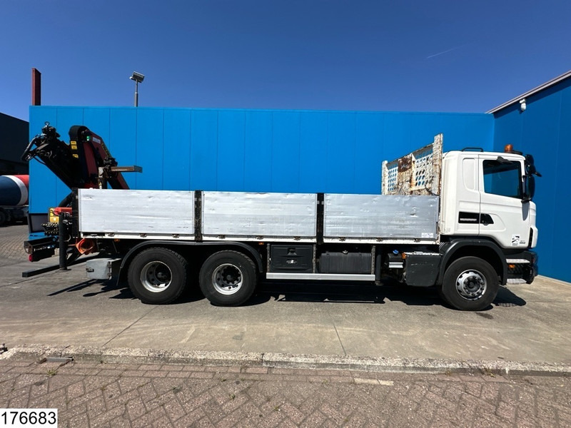 Dropside/ Flatbed truck, Crane truck Scania G 440 6X4, EURO 6, Retarder, Palfinger: picture 15