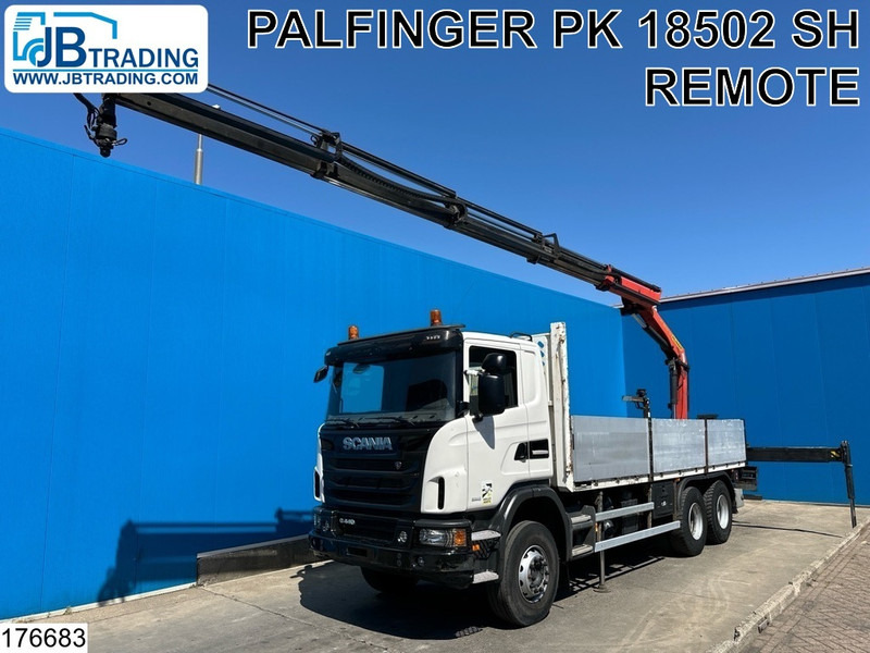 Scania G 440 6X4, EURO 6, Retarder, Palfinger - Dropside/ Flatbed truck, Crane truck: picture 1 Scania G 440 6X4, EURO 6, Retarder, Palfinger - Dropside/ Flatbed truck, Crane truck: picture 1