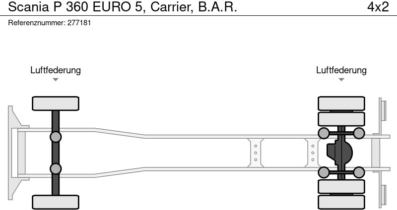 Leasing of Scania P 360 EURO 5, Carrier, B.A.R. Scania P 360 EURO 5, Carrier, B.A.R.: picture 16