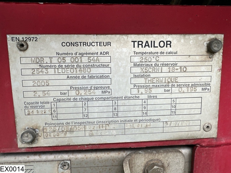 Trailor Bitum 34122 Liter, 1 Compartment - Tank semi-trailer: picture 3 Trailor Bitum 34122 Liter, 1 Compartment - Tank semi-trailer: picture 3