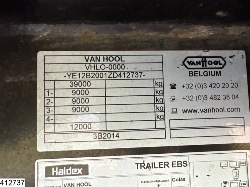 Van Hool gesloten bak - Closed box semi-trailer: picture 4 Van Hool gesloten bak - Closed box semi-trailer: picture 4