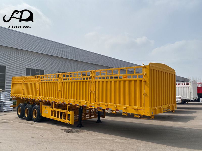 FUDENG Customized Tri Axle 13M Fence Semi Trailer - Livestock semi-trailer: picture 2 FUDENG Customized Tri Axle 13M Fence Semi Trailer - Livestock semi-trailer: picture 2