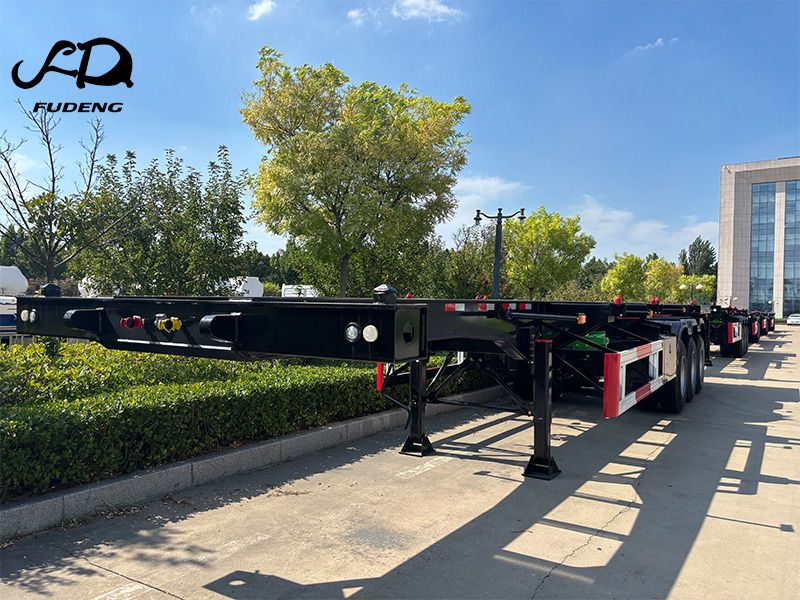 FUDENG 3 Axle 40Ft Container Skeleton Trailer - Container transporter/ Swap body semi-trailer: picture 1 FUDENG 3 Axle 40Ft Container Skeleton Trailer - Container transporter/ Swap body semi-trailer: picture 1