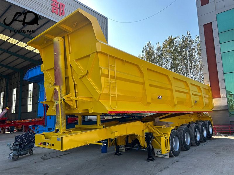 FUDENG 5 Axle 40 Cubic Tipper Semi Trailer - Tipper semi-trailer: picture 1 FUDENG 5 Axle 40 Cubic Tipper Semi Trailer - Tipper semi-trailer: picture 1