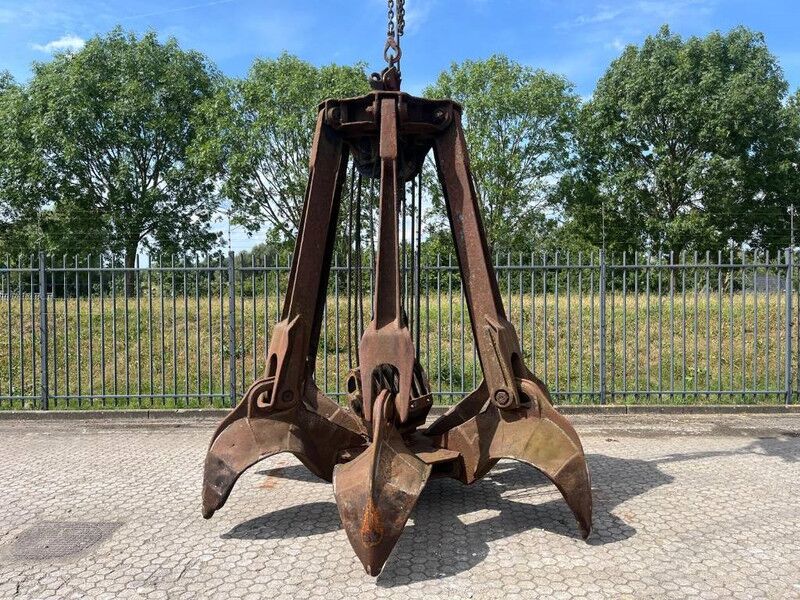 Mechanical Two Rope Orange Peel Grab - Grapple for Construction machinery: picture 1 Mechanical Two Rope Orange Peel Grab - Grapple for Construction machinery: picture 1