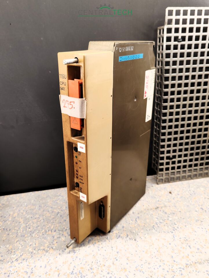 SIEMENS 6ES5 941-7UB11 SIMIATIC S5 PROCESSZOR MODUL - Industrial automation equipment: picture 1 SIEMENS 6ES5 941-7UB11 SIMIATIC S5 PROCESSZOR MODUL - Industrial automation equipment: picture 1