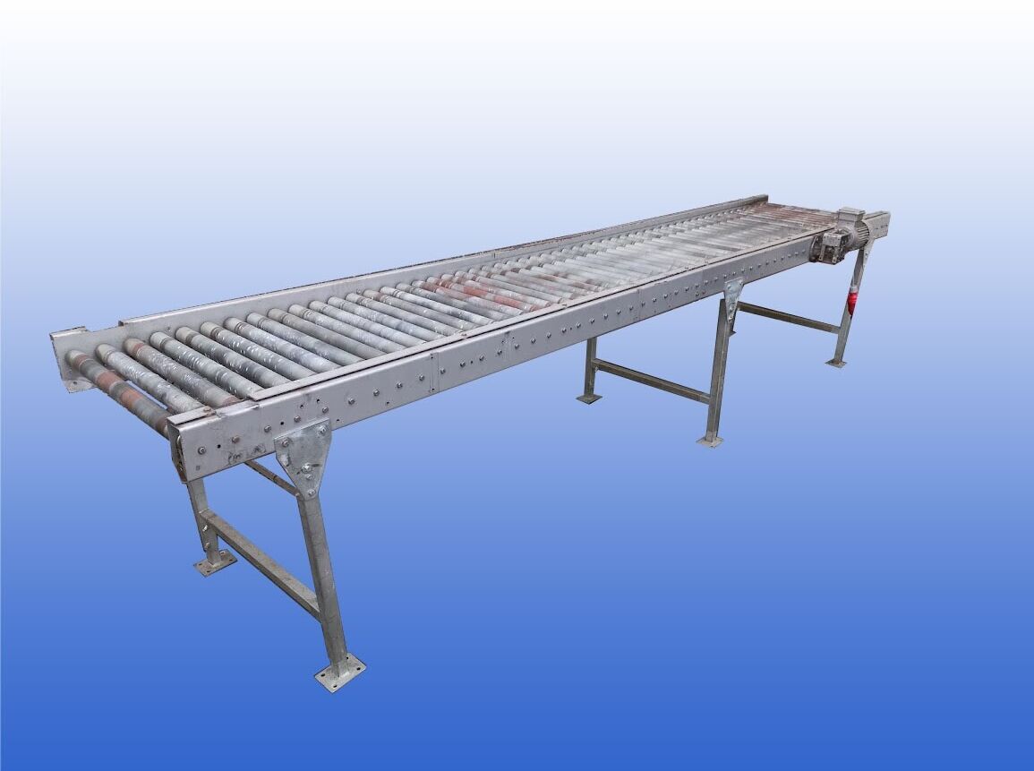 4.25 m. Angetriebene Rollenbahn Transportrollbahn Förderband 70 cm Viscon Group - Roller conveyor: picture 1 4.25 m. Angetriebene Rollenbahn Transportrollbahn Förderband 70 cm Viscon Group - Roller conveyor: picture 1