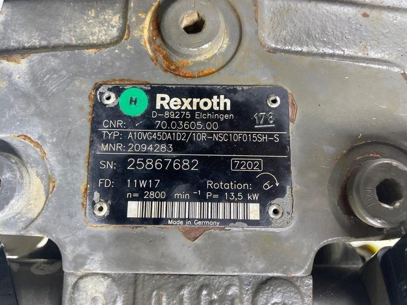 AUSA D150AHG-Rexroth A10VG45DA1D2/10R-Drive pump - Hydraulics for Construction machinery: picture 2 AUSA D150AHG-Rexroth A10VG45DA1D2/10R-Drive pump - Hydraulics for Construction machinery: picture 2