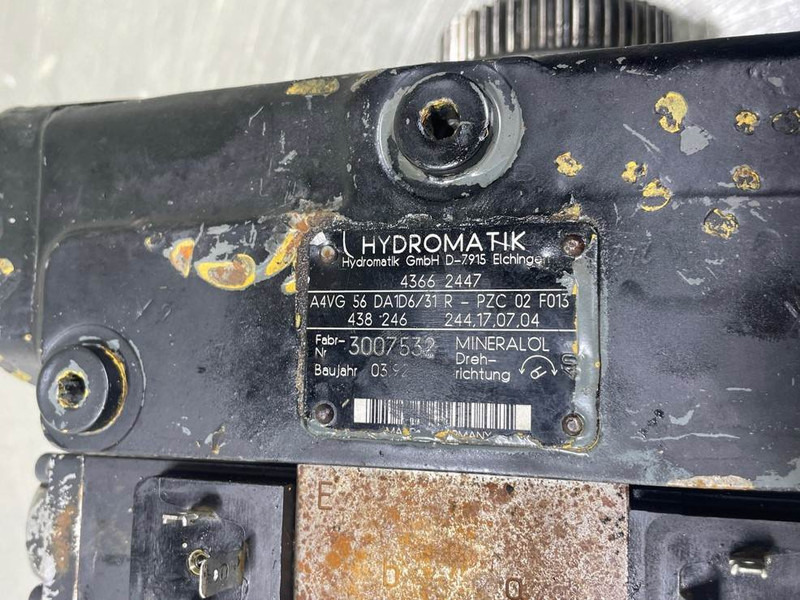 Hydraulics for Construction machinery Ahlmann AZ6-Hydromatik A4VG56DA1D6/31R-Drive pump/Rijpomp: picture 6