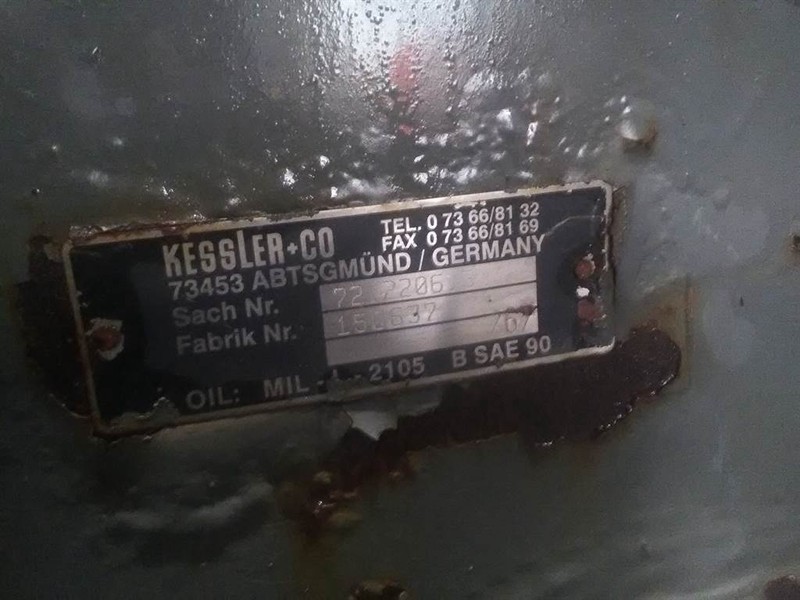 Kessler+CO 72.2206 - Axle/Achse/As - Axle and parts for Construction machinery: picture 5 Kessler+CO 72.2206 - Axle/Achse/As - Axle and parts for Construction machinery: picture 5