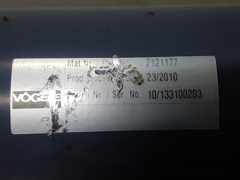 Vögele -Wirtgen 2121177-Cylinder/Zylinder/Cilinder - Hydraulics for Construction machinery: picture 3 Vögele -Wirtgen 2121177-Cylinder/Zylinder/Cilinder - Hydraulics for Construction machinery: picture 3