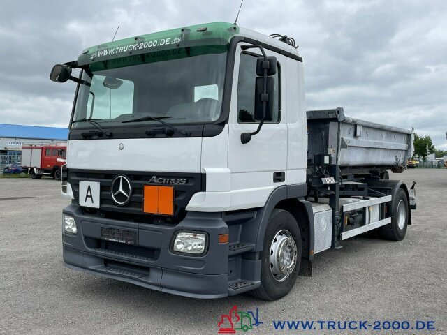 Mercedes-Benz 1841L Abroller + Kran + FB 7.6m=1.2 t. - Hook lift truck, Crane truck: picture 2 Mercedes-Benz 1841L Abroller + Kran + FB 7.6m=1.2 t. - Hook lift truck, Crane truck: picture 2