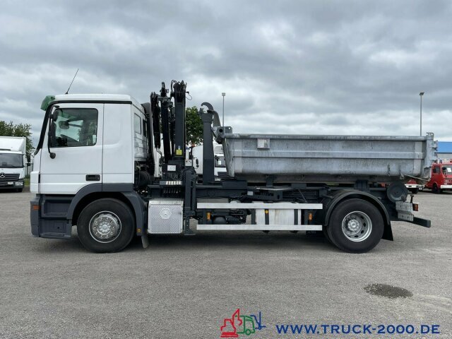 Mercedes-Benz 1841L Abroller + Kran + FB 7.6m=1.2 t. - Hook lift truck, Crane truck: picture 3 Mercedes-Benz 1841L Abroller + Kran + FB 7.6m=1.2 t. - Hook lift truck, Crane truck: picture 3