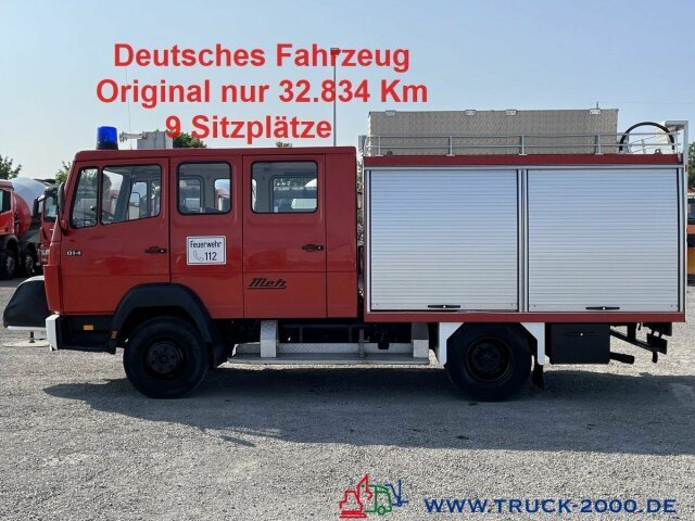 Mercedes-Benz 814 D Metz Feuerwehr inkl Löschpumpe 9 Sitzer - Box van, Combi van: picture 1 Mercedes-Benz 814 D Metz Feuerwehr inkl Löschpumpe 9 Sitzer - Box van, Combi van: picture 1
