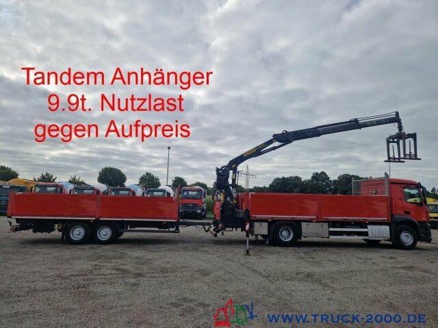 Dropside/ Flatbed truck, Crane truck Mercedes-Benz Arocs 1836 Kran PK15001L 11m=1t. 5+6.Steuerkreis: picture 6