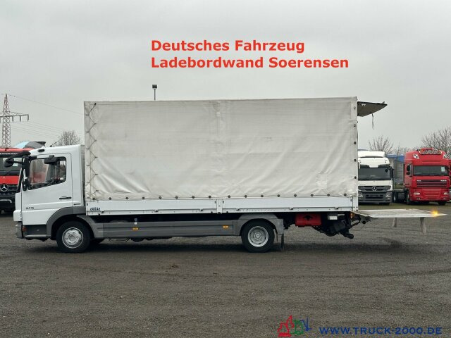 Mercedes-Benz Atego 816 Pritsche Plane LBW Original 113.559km - Curtainsider truck: picture 1 Mercedes-Benz Atego 816 Pritsche Plane LBW Original 113.559km - Curtainsider truck: picture 1