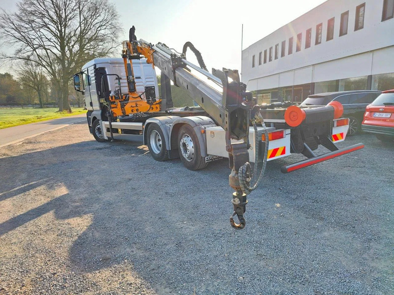 MAN TGX 26.400 6x2 Euro5 Container LEEBUR + Crane Effer 145 - Hook lift truck, Crane truck: picture 5 MAN TGX 26.400 6x2 Euro5 Container LEEBUR + Crane Effer 145 - Hook lift truck, Crane truck: picture 5