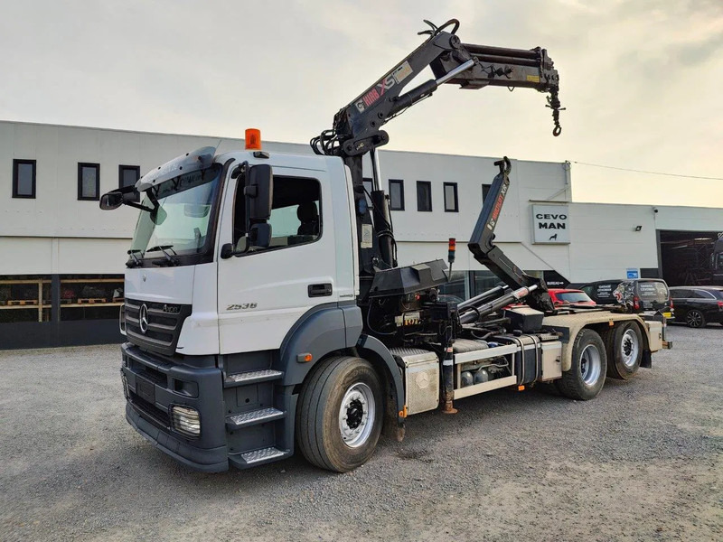 Mercedes-Benz Axor 2536 Euro5 container multilift crane HIAB 220 - Hook lift truck, Crane truck: picture 1 Mercedes-Benz Axor 2536 Euro5 container multilift crane HIAB 220 - Hook lift truck, Crane truck: picture 1