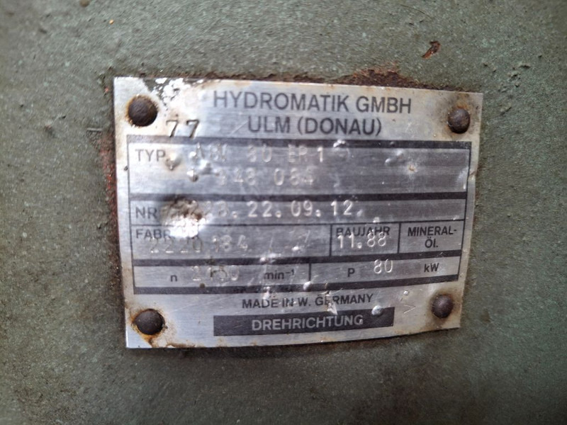 HYDROMATIK ULM A8V 80 ER1 - Hydraulic pump: picture 4 HYDROMATIK ULM A8V 80 ER1 - Hydraulic pump: picture 4