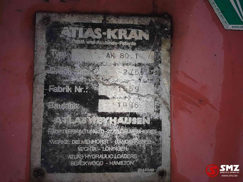 Tipper, Crane truck Mercedes-Benz SK 1824 lames grue Atlas Ak 80-1: picture 12 Tipper, Crane truck Mercedes-Benz SK 1824 lames grue Atlas Ak 80-1: picture 12