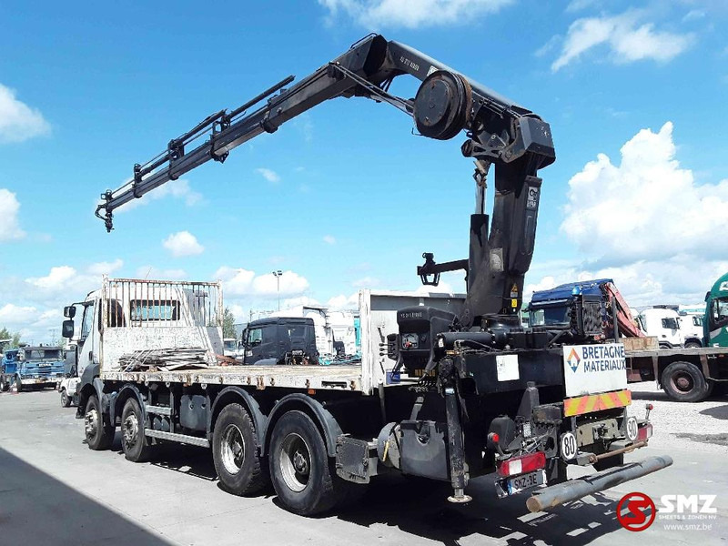 Dropside/ Flatbed truck, Crane truck Renault Kerax 430 hiab 211 /4 +remote: picture 11