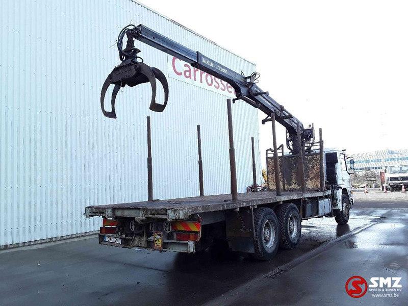 Dropside/ Flatbed truck, Crane truck Scania 113 360 Diebolt big axle 12 gear retarder: picture 7