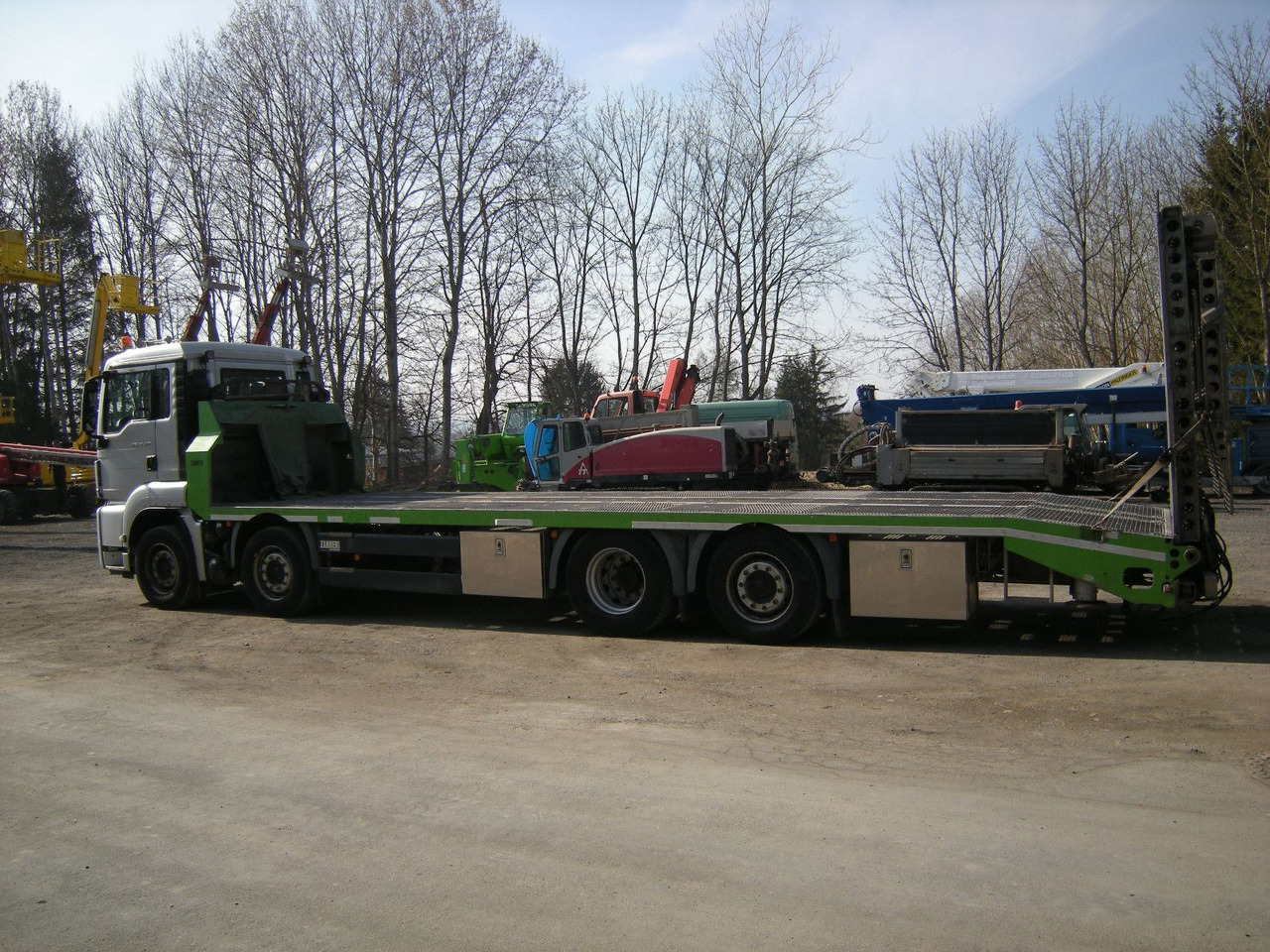 MAN 35.400, Zanner Plateau, Rampen, Winde - Tow truck: picture 5 MAN 35.400, Zanner Plateau, Rampen, Winde - Tow truck: picture 5