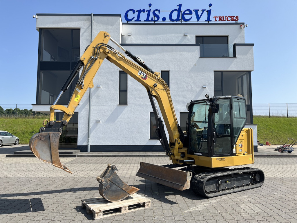 Cat 306 CR Kompaktbagger 2x Löffel - Mini excavator: picture 1 Cat 306 CR Kompaktbagger 2x Löffel - Mini excavator: picture 1