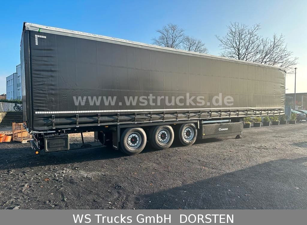 Krone Planauflieger SDP 27 Edscha SAF Achsen - Curtainsider semi-trailer: picture 2 Krone Planauflieger SDP 27 Edscha SAF Achsen - Curtainsider semi-trailer: picture 2