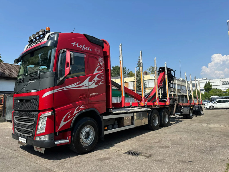 Volvo FH 540 FH540*6x4*Kurzholzzug*Epsilon M12Z*Glogger Anhänger*Retarder - Timber truck: picture 1 Volvo FH 540 FH540*6x4*Kurzholzzug*Epsilon M12Z*Glogger Anhänger*Retarder - Timber truck: picture 1