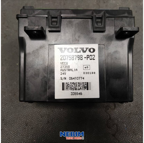 Volvo Volvo - 20758798 - Regeleenheid VECU - Spare parts for Truck: picture 3 Volvo Volvo - 20758798 - Regeleenheid VECU - Spare parts for Truck: picture 3
