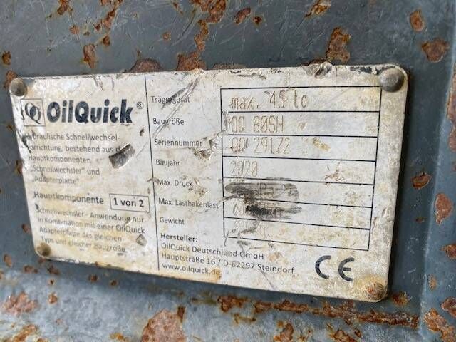 OilQuick (5757) gebr. SW OilQuick OQ 80 - Attachment for Construction machinery: picture 3 OilQuick (5757) gebr. SW OilQuick OQ 80 - Attachment for Construction machinery: picture 3