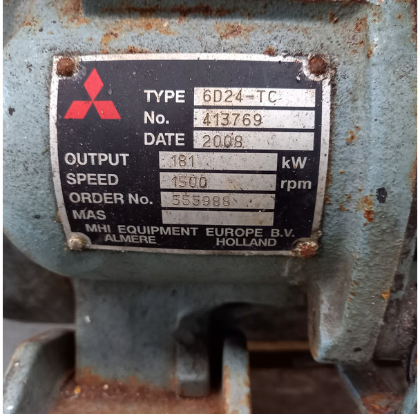 Mitsubishi 6D24 TC USED - Construction machinery: picture 3 Mitsubishi 6D24 TC USED - Construction machinery: picture 3