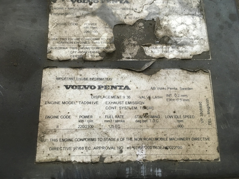 Construction machinery Volvo TAD941VE USED: picture 7 Construction machinery Volvo TAD941VE USED: picture 7