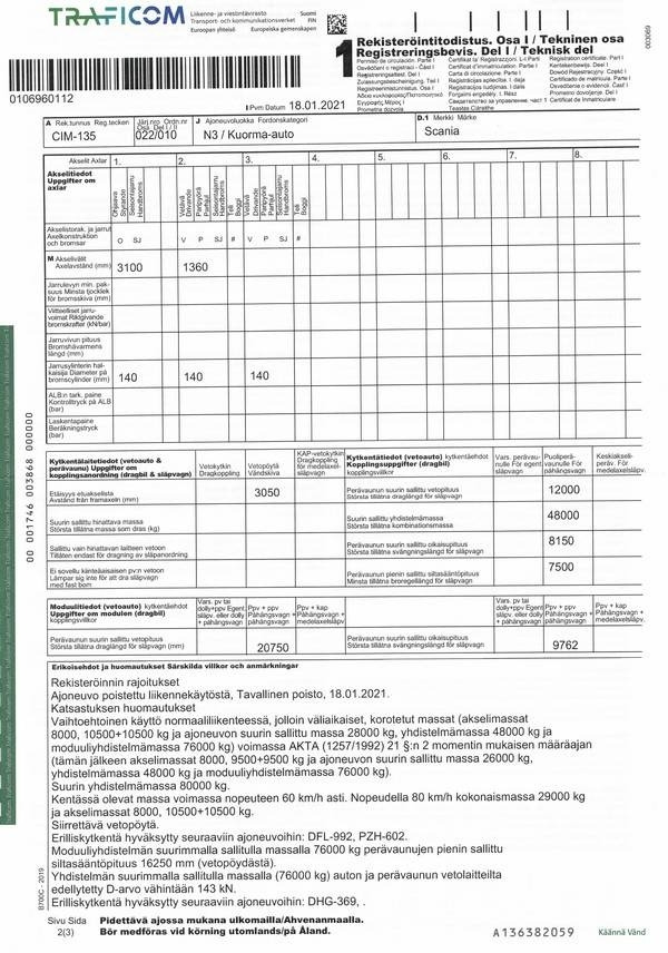 Leasing of Scania R 620  Scania R 620: picture 9