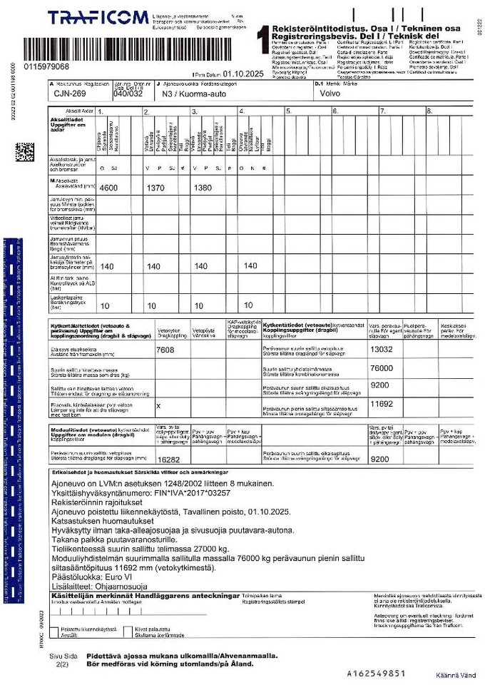 Timber truck Volvo FH 16 750: picture 19