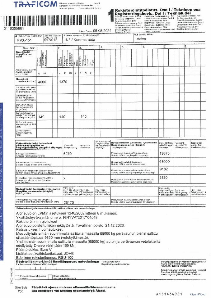 Hook lift truck Volvo FH 540: picture 21