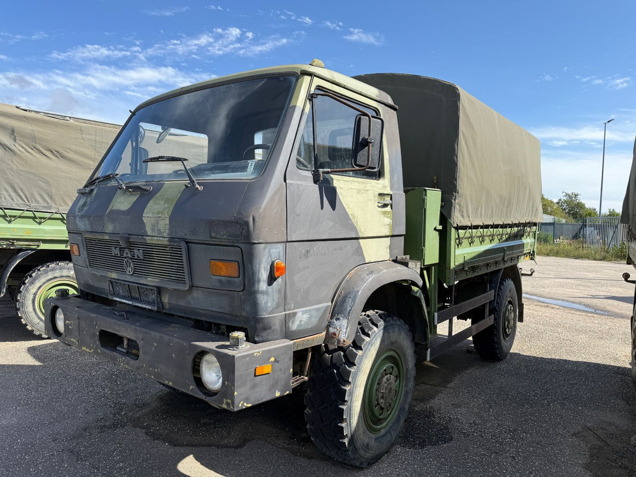 MAN 8.136 4X4 - Curtain side van: picture 5 MAN 8.136 4X4 - Curtain side van: picture 5