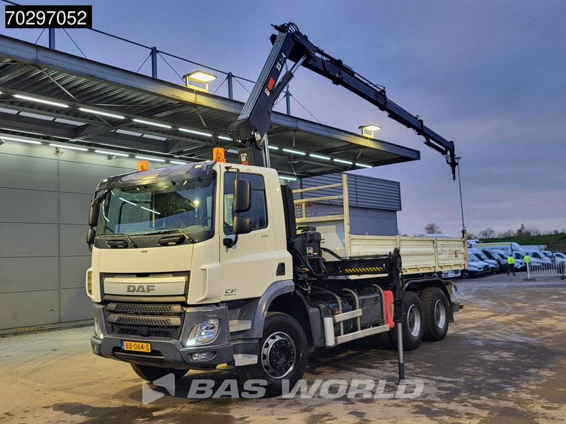 DAF CF 370 CF 6X4 HIAB 144 BS-3 HIDUO Crane Kran 8m3 Tipper Big-Axle Steelsuspension Euro 6 - Tipper, Crane truck: picture 2 DAF CF 370 CF 6X4 HIAB 144 BS-3 HIDUO Crane Kran 8m3 Tipper Big-Axle Steelsuspension Euro 6 - Tipper, Crane truck: picture 2