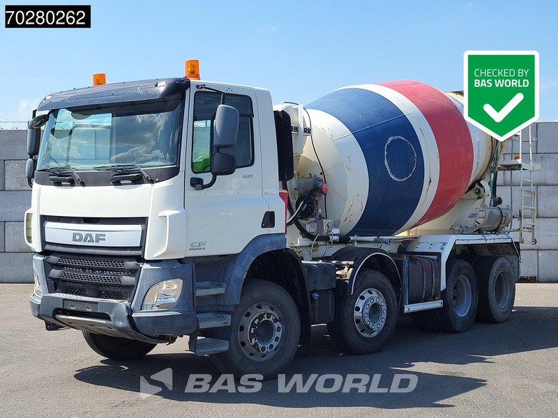 DAF CF 440 8X4 9m3 Liebherr Mixer Automatic Steel suspension Euro 6 - Concrete mixer truck: picture 1 DAF CF 440 8X4 9m3 Liebherr Mixer Automatic Steel suspension Euro 6 - Concrete mixer truck: picture 1