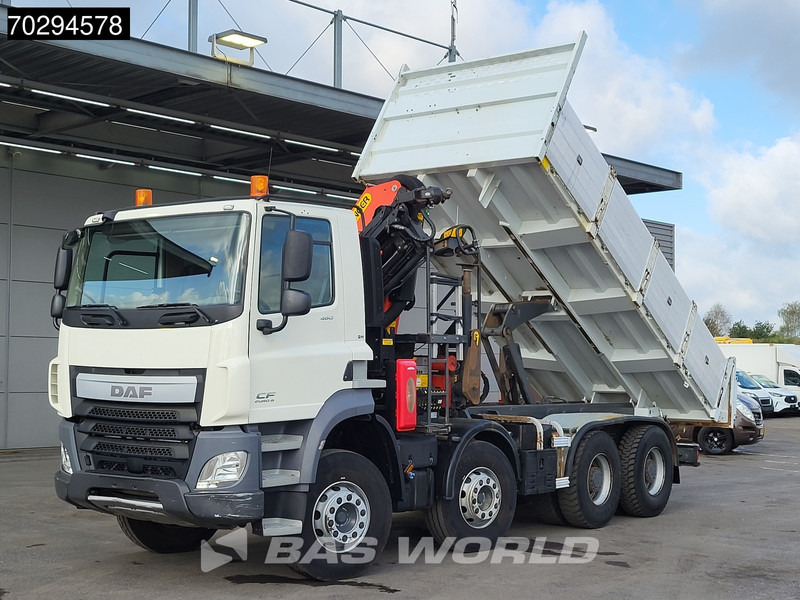 DAF CF 460 8X4 Palfinger PK18002 EH Crane tipper Retarder Big-Axle Steelsuspension Manual - Tipper, Crane truck: picture 2 DAF CF 460 8X4 Palfinger PK18002 EH Crane tipper Retarder Big-Axle Steelsuspension Manual - Tipper, Crane truck: picture 2
