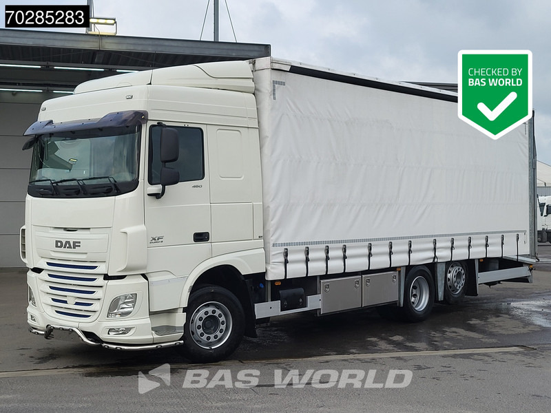 DAF XF 460 6X2 Machine Transporter hydraulic ramp Retarder Lift+Lenkasche Euro 6 - Autotransporter truck: picture 1 DAF XF 460 6X2 Machine Transporter hydraulic ramp Retarder Lift+Lenkasche Euro 6 - Autotransporter truck: picture 1