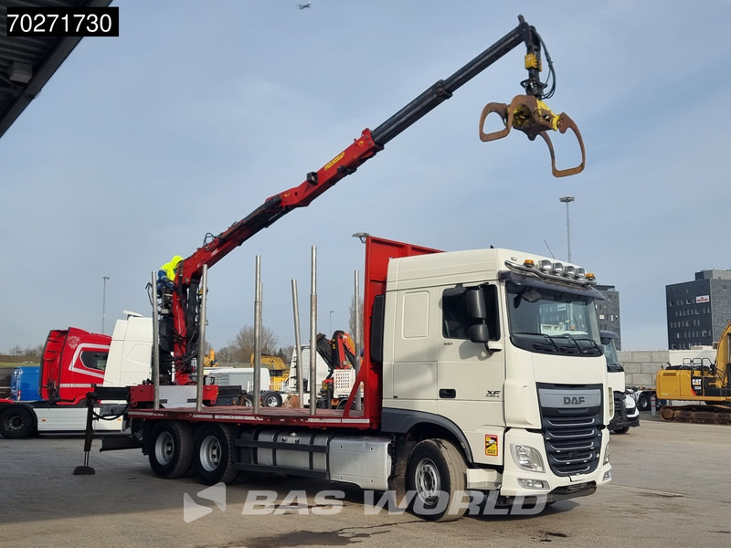DAF XF 510 6X4 Jonsered Z-Crane SC ACC Retarder Euro 6 - Timber truck, Crane truck: picture 3 DAF XF 510 6X4 Jonsered Z-Crane SC ACC Retarder Euro 6 - Timber truck, Crane truck: picture 3