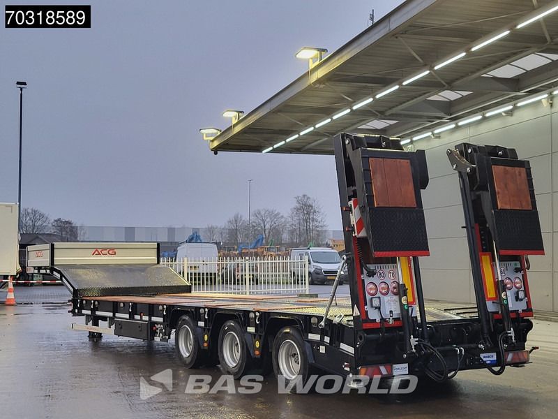 GVN LOWBED 3 axles NEW! Lift + Steering Axle Hydraulic Foldable Ramps - Low loader semi-trailer: picture 2 GVN LOWBED 3 axles NEW! Lift + Steering Axle Hydraulic Foldable Ramps - Low loader semi-trailer: picture 2