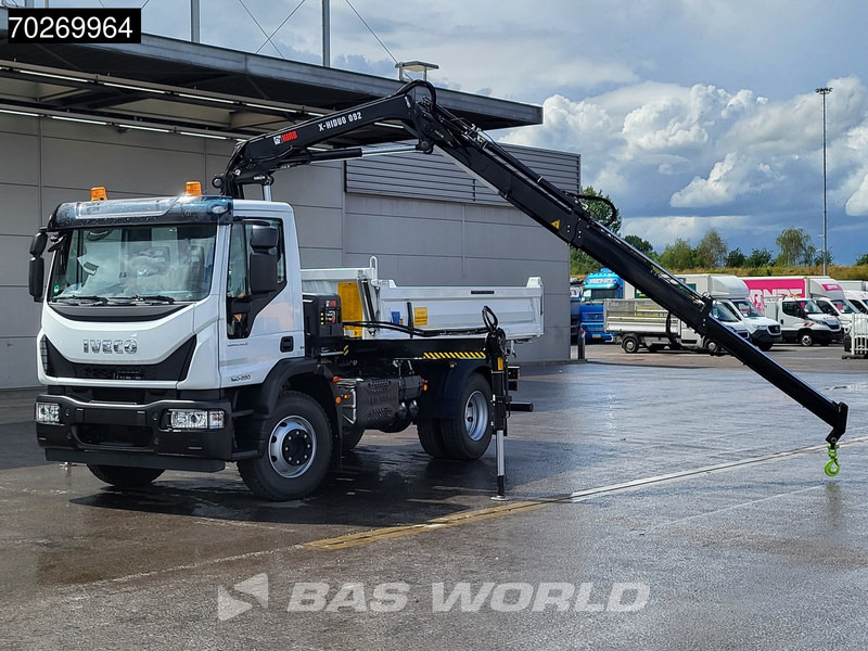 Iveco Eurocargo 160E280 4X2 NEW! Hiab XHIDUO092E-3 Kran Crane 6m3 3-way Tipper ACC - Tipper, Crane truck: picture 3 Iveco Eurocargo 160E280 4X2 NEW! Hiab XHIDUO092E-3 Kran Crane 6m3 3-way Tipper ACC - Tipper, Crane truck: picture 3