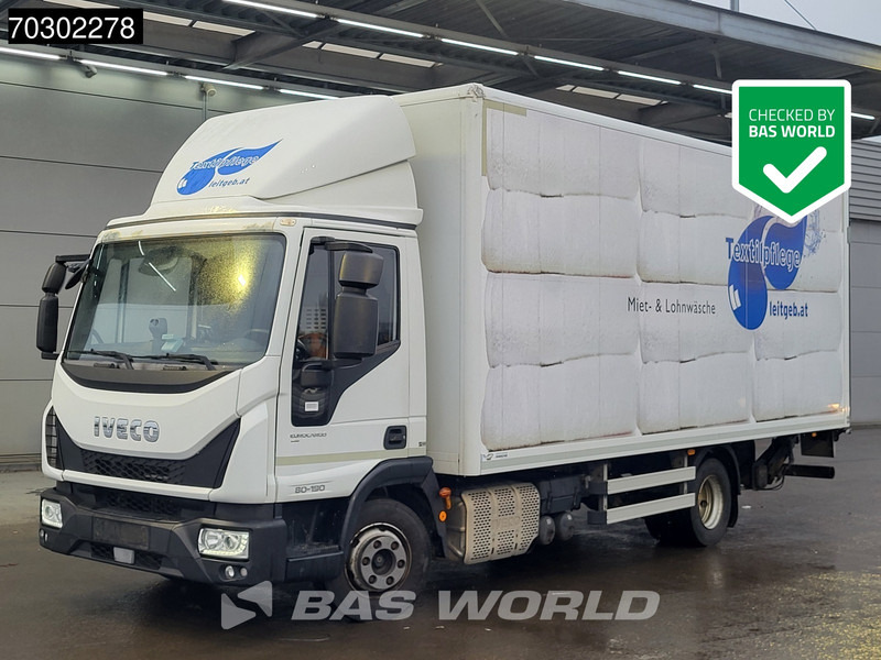 Iveco Eurocargo 80E190 4X2 8tonner Manual 1500kg Tailgate Euro 6 - Box truck: picture 1 Iveco Eurocargo 80E190 4X2 8tonner Manual 1500kg Tailgate Euro 6 - Box truck: picture 1