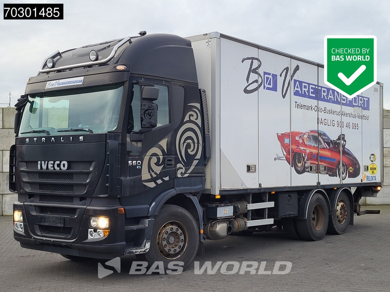 Iveco Stralis 560 6X2 Retarder Automatic Lift Axle 1500kg Tailgate Euro 5 - Box truck: picture 1 Iveco Stralis 560 6X2 Retarder Automatic Lift Axle 1500kg Tailgate Euro 5 - Box truck: picture 1